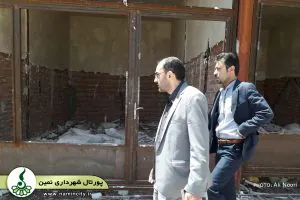 گزارش تصویری بازدید شهردار نمین