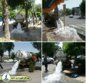 عملیات شستشو و تنظیف جوبها و کانالهای سطح شهر