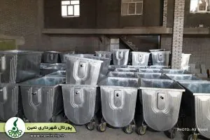 خریداری و نصب 130 عدد باکس تفکیک زباله توسط شهرداری نمین