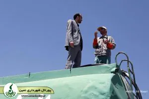 گزارش تصویری بازدید شهردار نمین