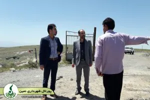 گزارش تصویری بازدید شهردار نمین