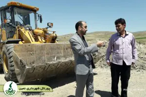 گزارش تصویری بازدید شهردار نمین