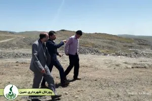 گزارش تصویری بازدید شهردار نمین