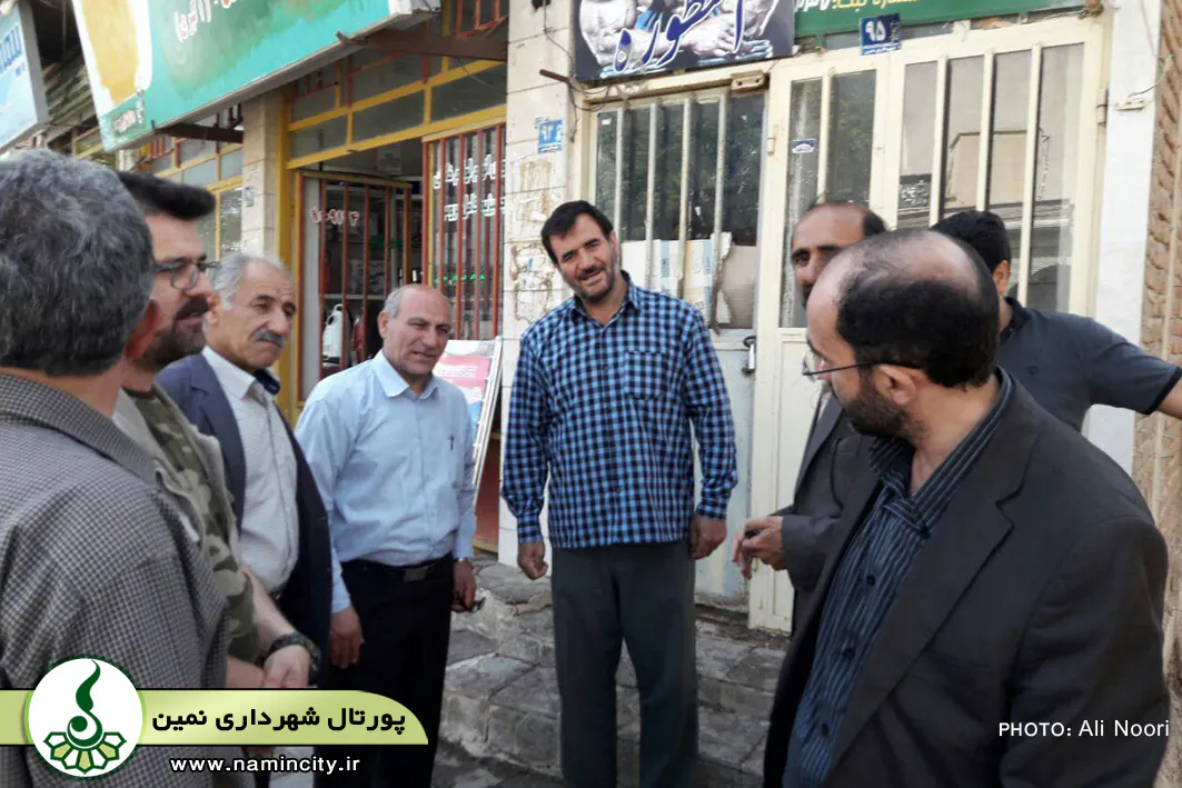 دیدار صمیمی مرتضی مقدم ،شهردار نمین با شهروندان