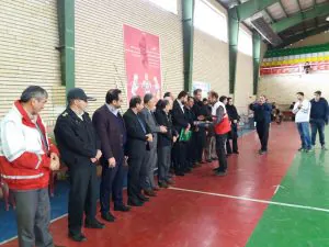 اولین دوره مسابقات عملیاتی ورزشی آتشنشانان شهرستان نمین در سالن ورزشی الزهرا برگزار شد اولین دوره مسابقات عملیاتی ورزشی آتشنشانان شهرستان نمین در سالن ورزشی الزهرا برگزار شد