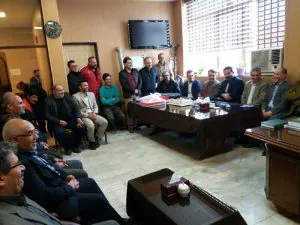 تجلیل از شهردار نمین به مناسبت روز جانباز