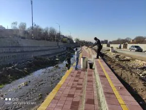 اجرای پازل چینی پیاده روی فاز 2 خیابان ساحلی
