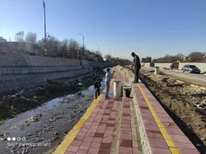 اجرای پازل چینی پیاده روی فاز 2 خیابان ساحلی
