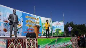 ششمین جشنوراه گلهای بابونه شهرستان نمین برگزار شد