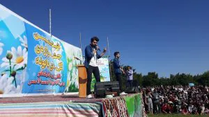 ششمین جشنوراه گلهای بابونه شهرستان نمین برگزار شد