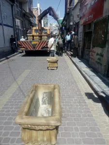 ادامه اجرای عملیات عمرانی و زیباسازی شهرداری در سطح شهر نمین ادامه اجرای عملیات عمرانی و زیباسازی شهرداری در سطح شهر نمین