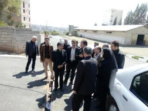 بازدید مهندس بدری نماینده مردم اردبیل، نمین ،نیر و سرعین در مجلس شورای اسلامی از پروژه های عمرانی شهرداری نمین