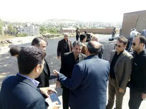 بازدید مهندس بدری نماینده مردم اردبیل، نمین ،نیر و سرعین در مجلس شورای اسلامی از پروژه های عمرانی شهرداری نمین