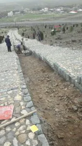 اجرای فاز دوم پارک ملت شهر نمین