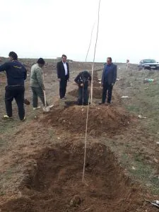 آغاز عملیات زیباسازی سیمای شهری در نمین