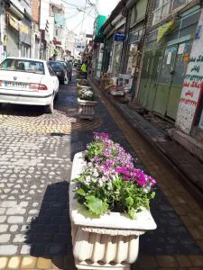 آغاز عملیات زیباسازی سیمای شهری در نمین